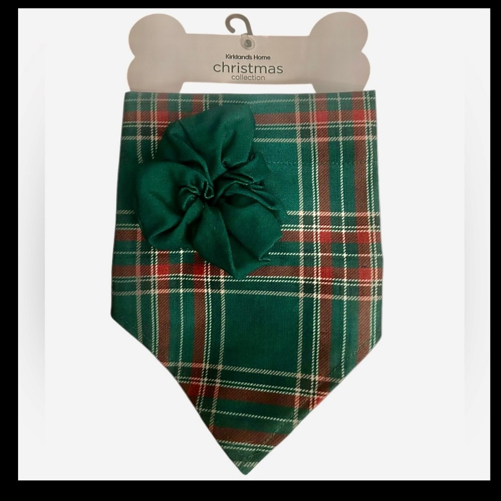 •NWT Kirklands Home Christmas Collection Dog/Owner Set Includes Scrunchie